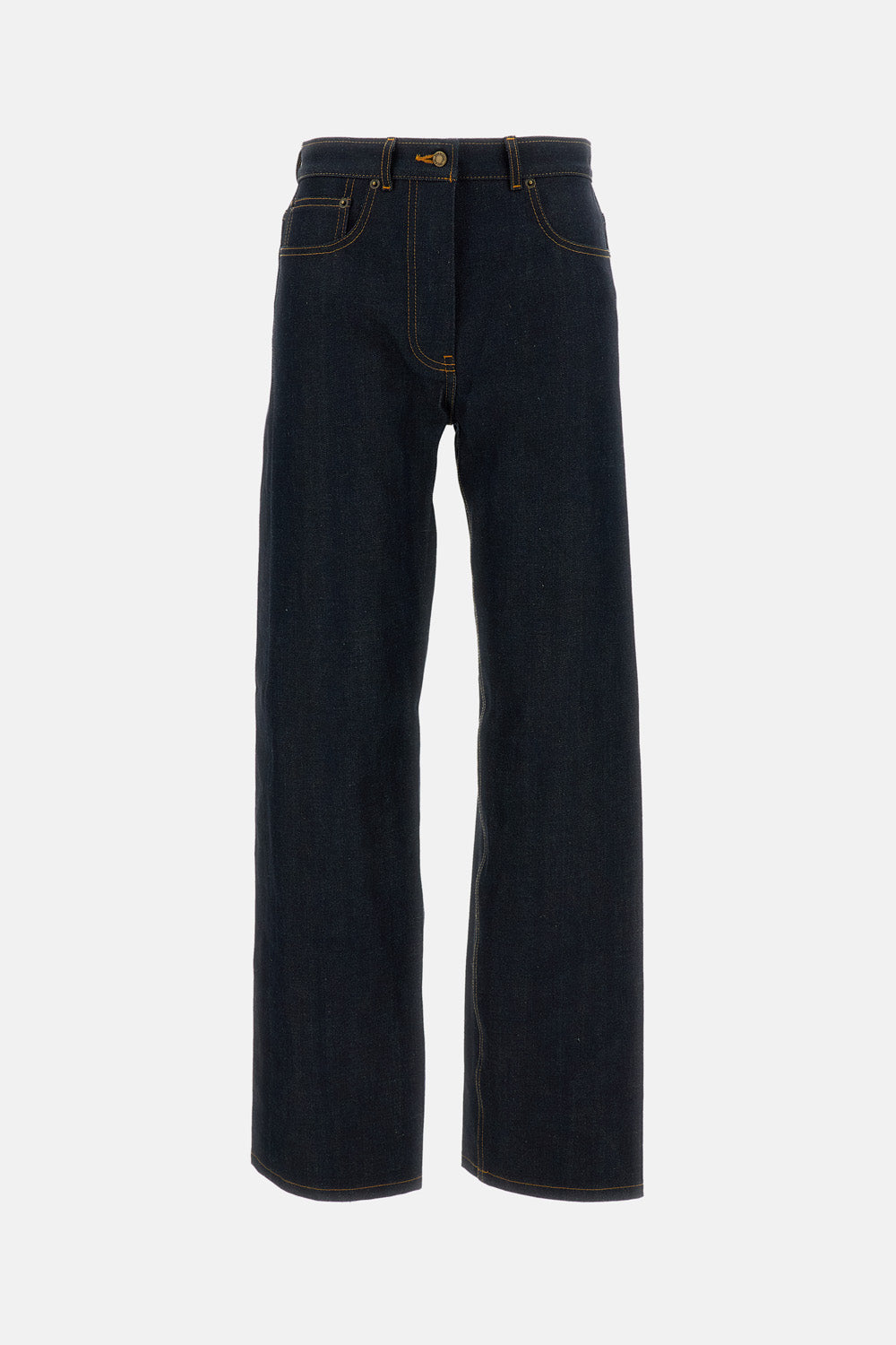 Thom Browne Women Classic 5-Pocket Denim Pant In Japanese Selvedge Denim