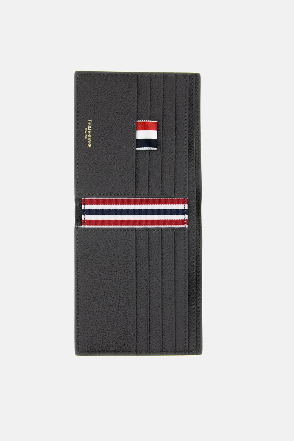 Thom Browne Thom Browne Men Billfold In Soft Pebble Grain Leather
