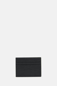 Thom Browne Men Single Card Holder Soft Pebble Grain Leather