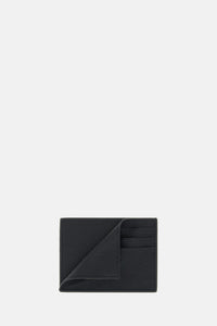 Thom Browne Men Single Card Holder Soft Pebble Grain Leather