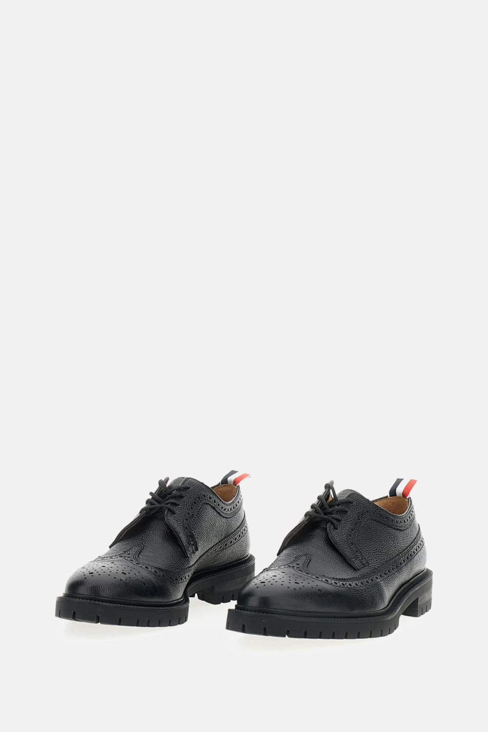 Thom Browne Thom Browne Men Pebble-Grain Leather Longwing Brogues