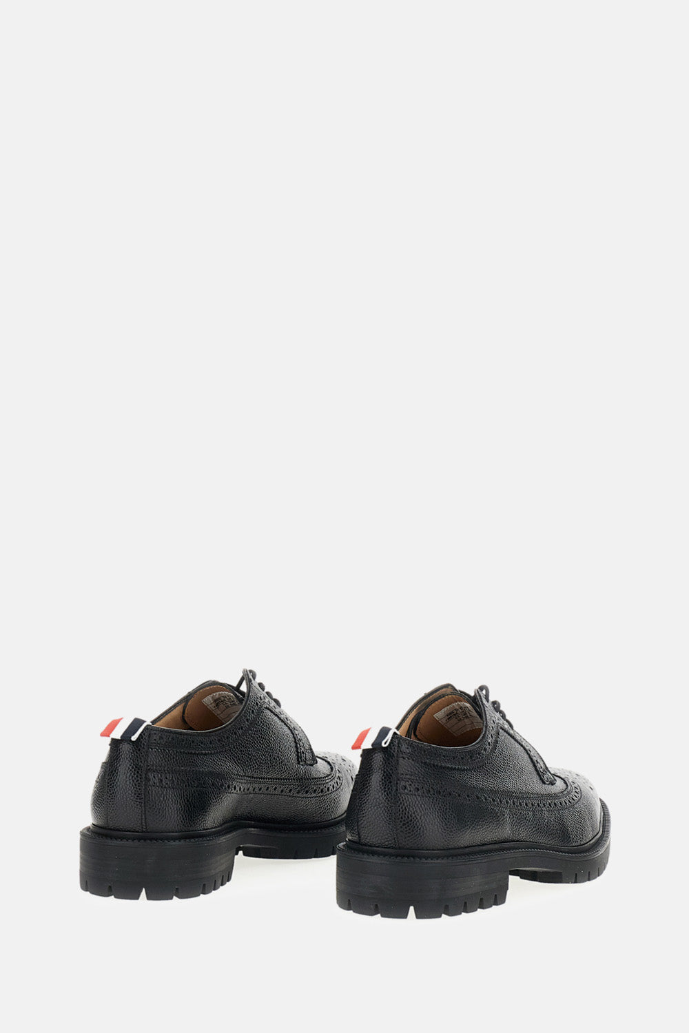 Thom Browne Thom Browne Men Pebble-Grain Leather Longwing Brogues
