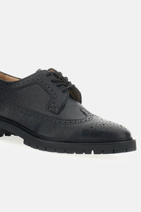 Thom Browne Thom Browne Men Pebble-Grain Leather Longwing Brogues