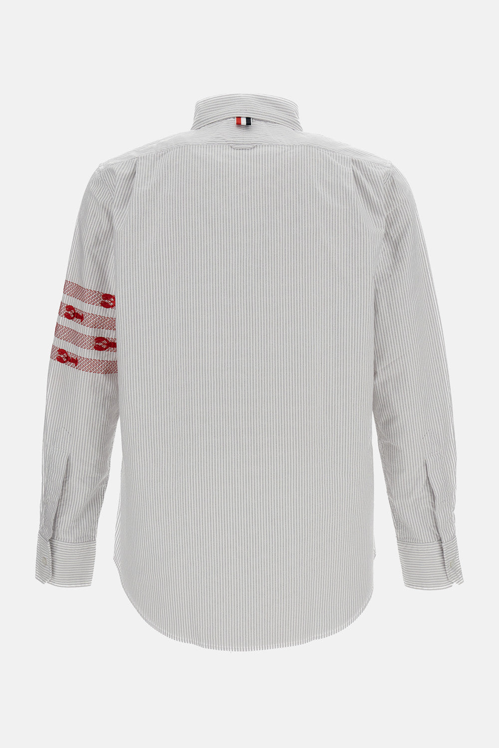 Thom Browne Men University Stripe 4-Bar Lobster Oxford Shirt