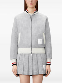 Thom Browne Women Rwb Cotton Bomber Jacket