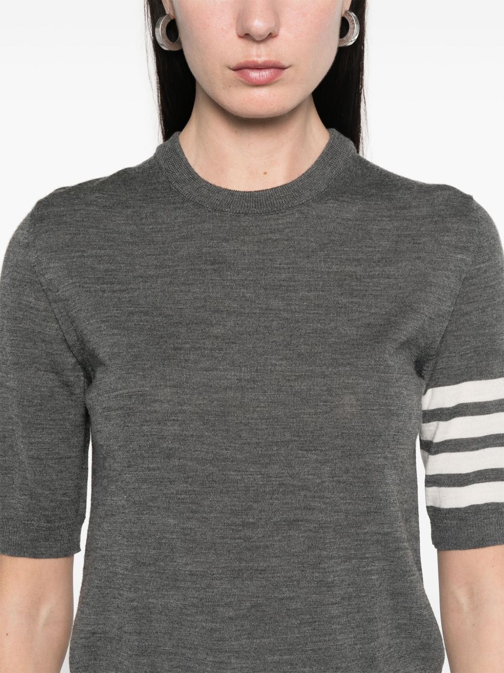 Thom Browne Women Wool Crewneck Sweater