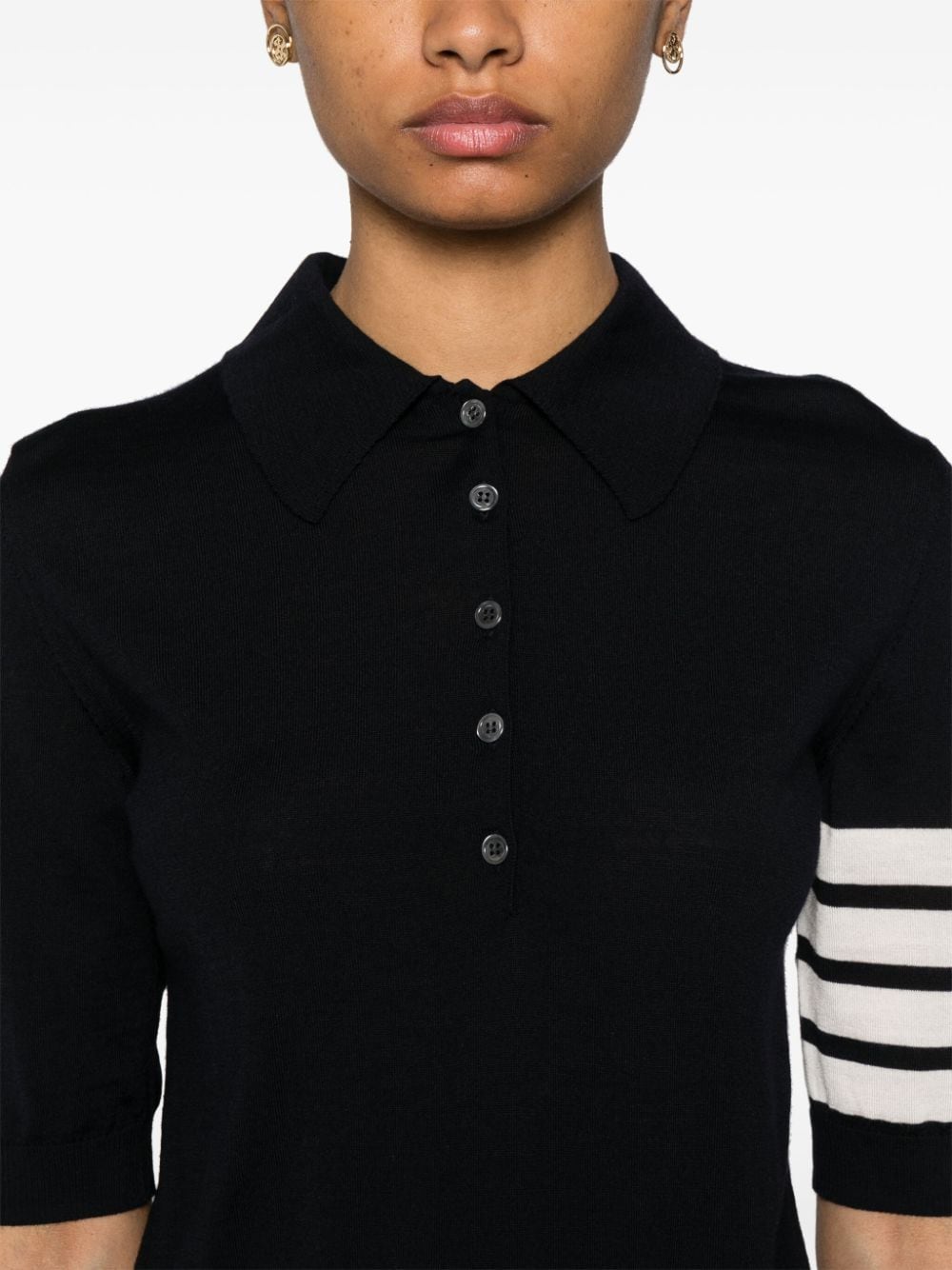 Thom Browne Women Wool Polo Shirt
