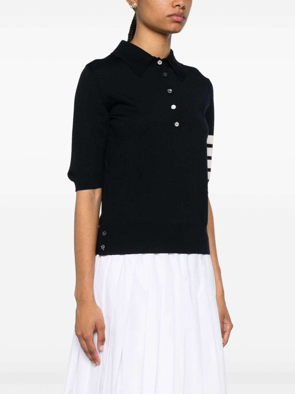 Thom Browne Women Wool Polo Shirt