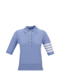 THOM BROWNE Thom Browne Women Wool Polo Shirt
