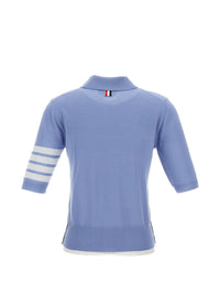 THOM BROWNE Thom Browne Women Wool Polo Shirt