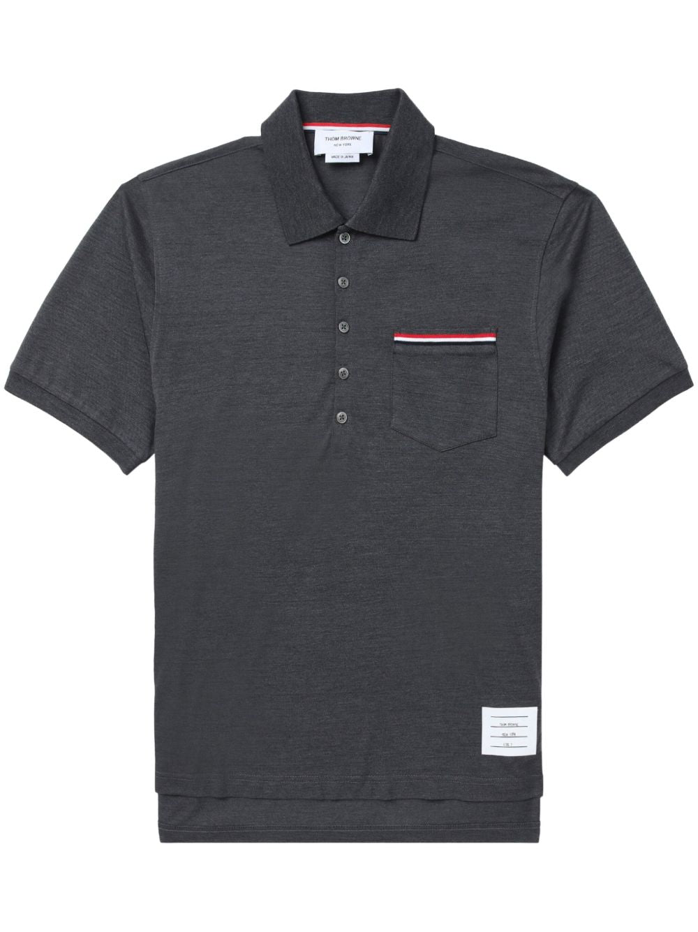 Thom Browne Men Cotton Polo Shirt