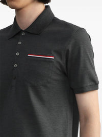 Thom Browne Men Cotton Polo Shirt