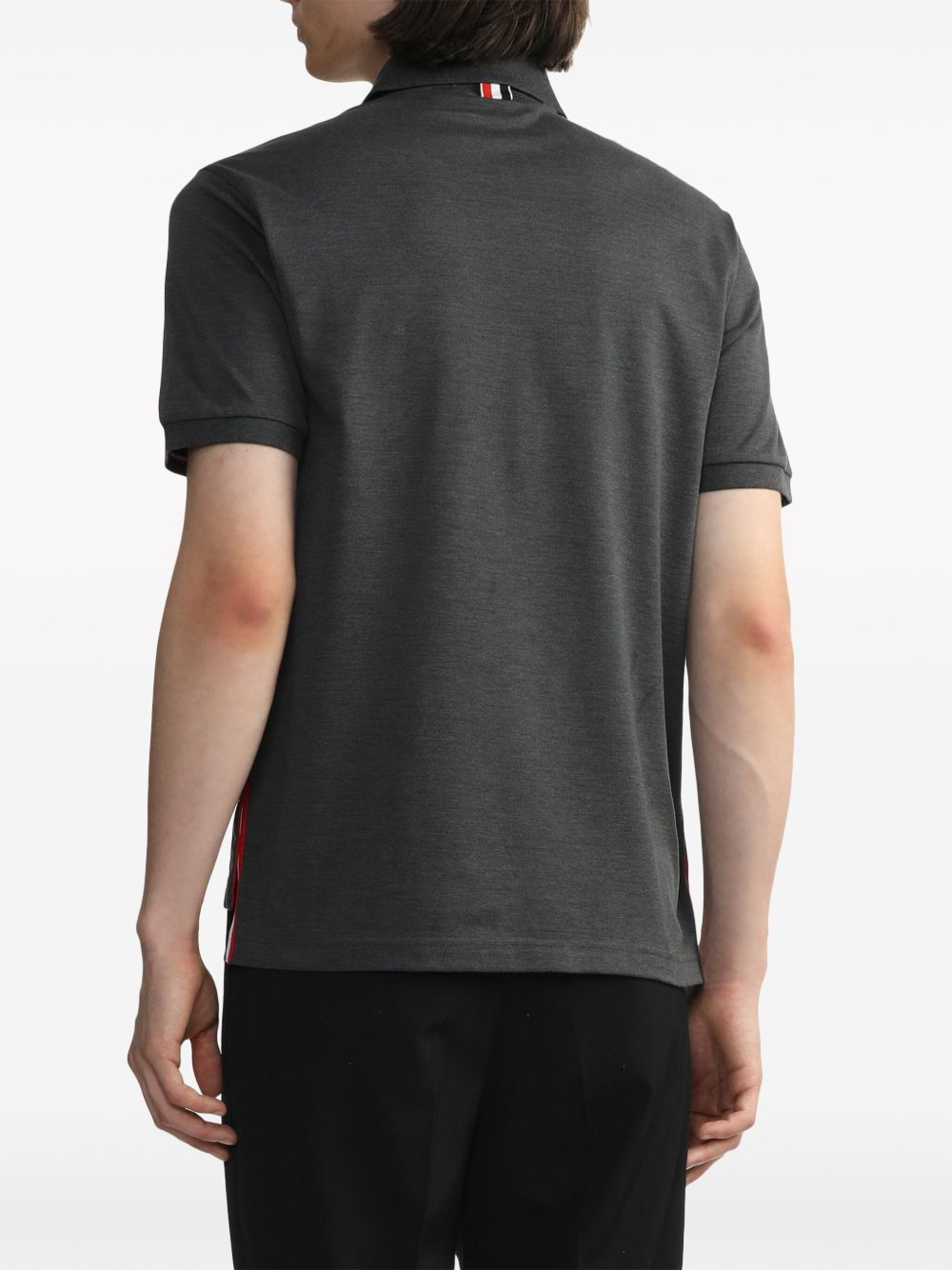 Thom Browne Men Cotton Polo Shirt