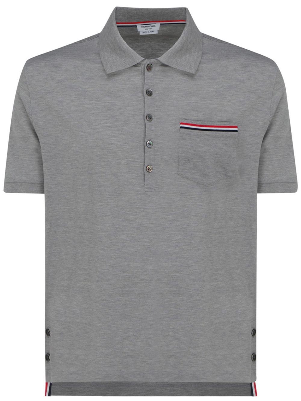Thom Browne Men Cotton Polo Shirt