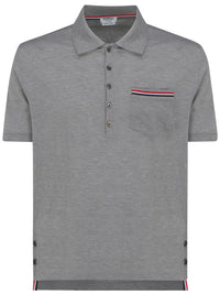 Thom Browne Men Cotton Polo Shirt