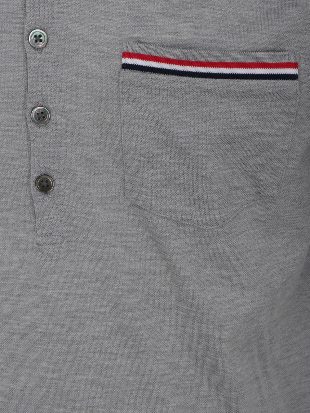 Thom Browne Men Cotton Polo Shirt