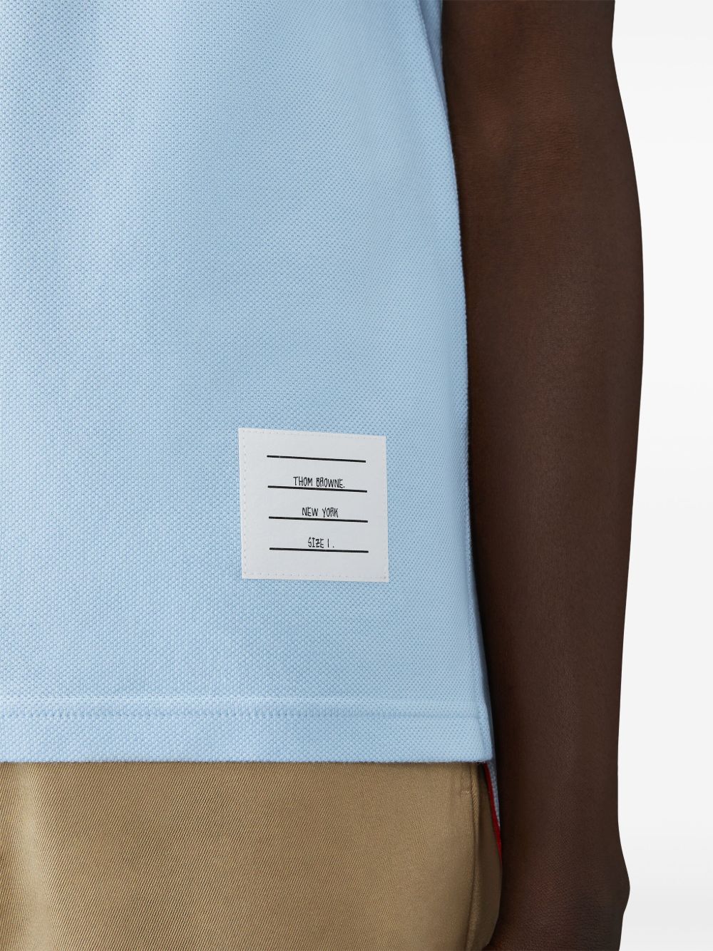 Thom Browne Men Cotton Polo Shirt