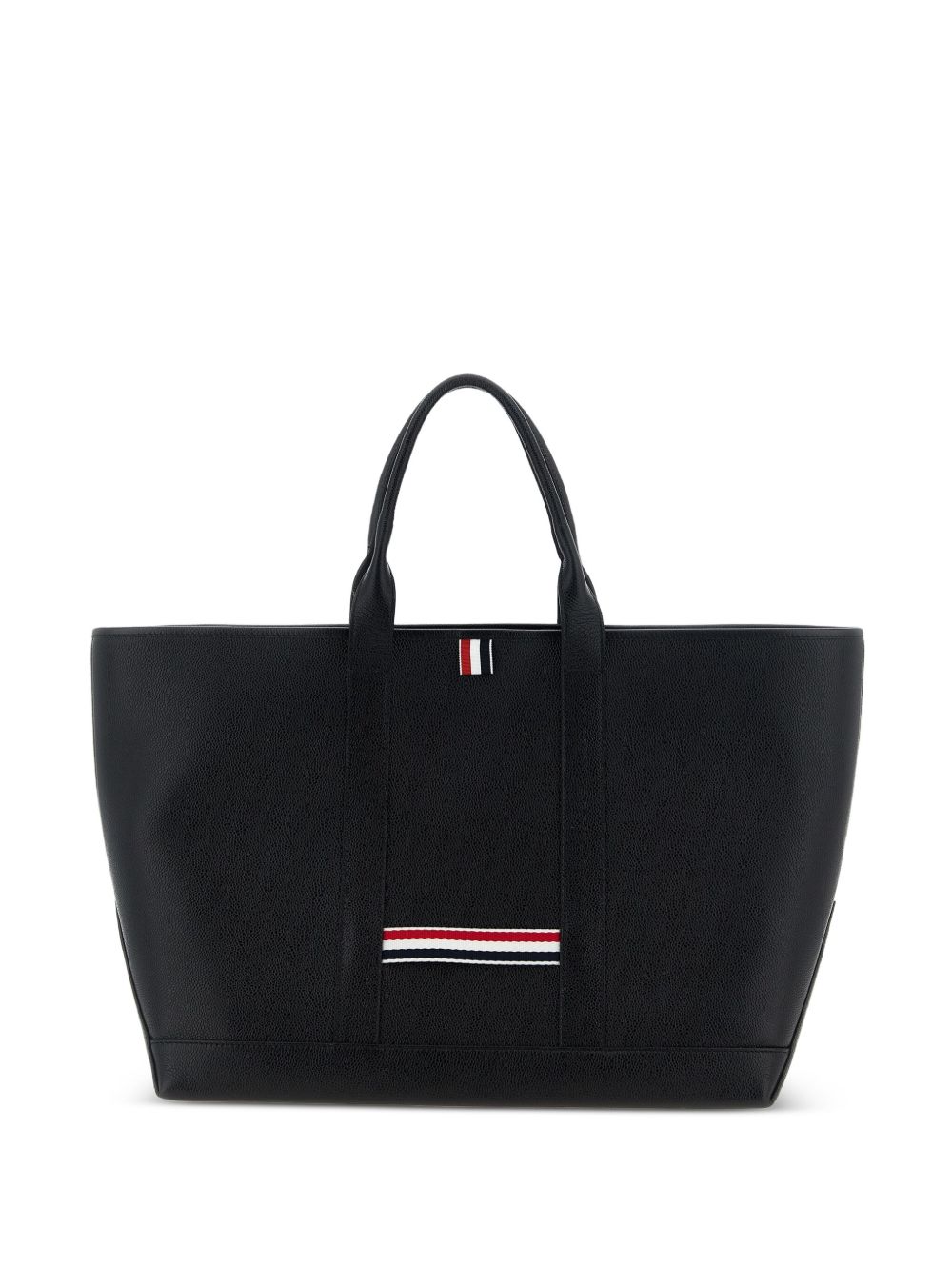 THOM BROWNE Thom Browne Men Leather Medium Tote Bag