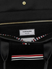 THOM BROWNE Thom Browne Men Leather Medium Tote Bag