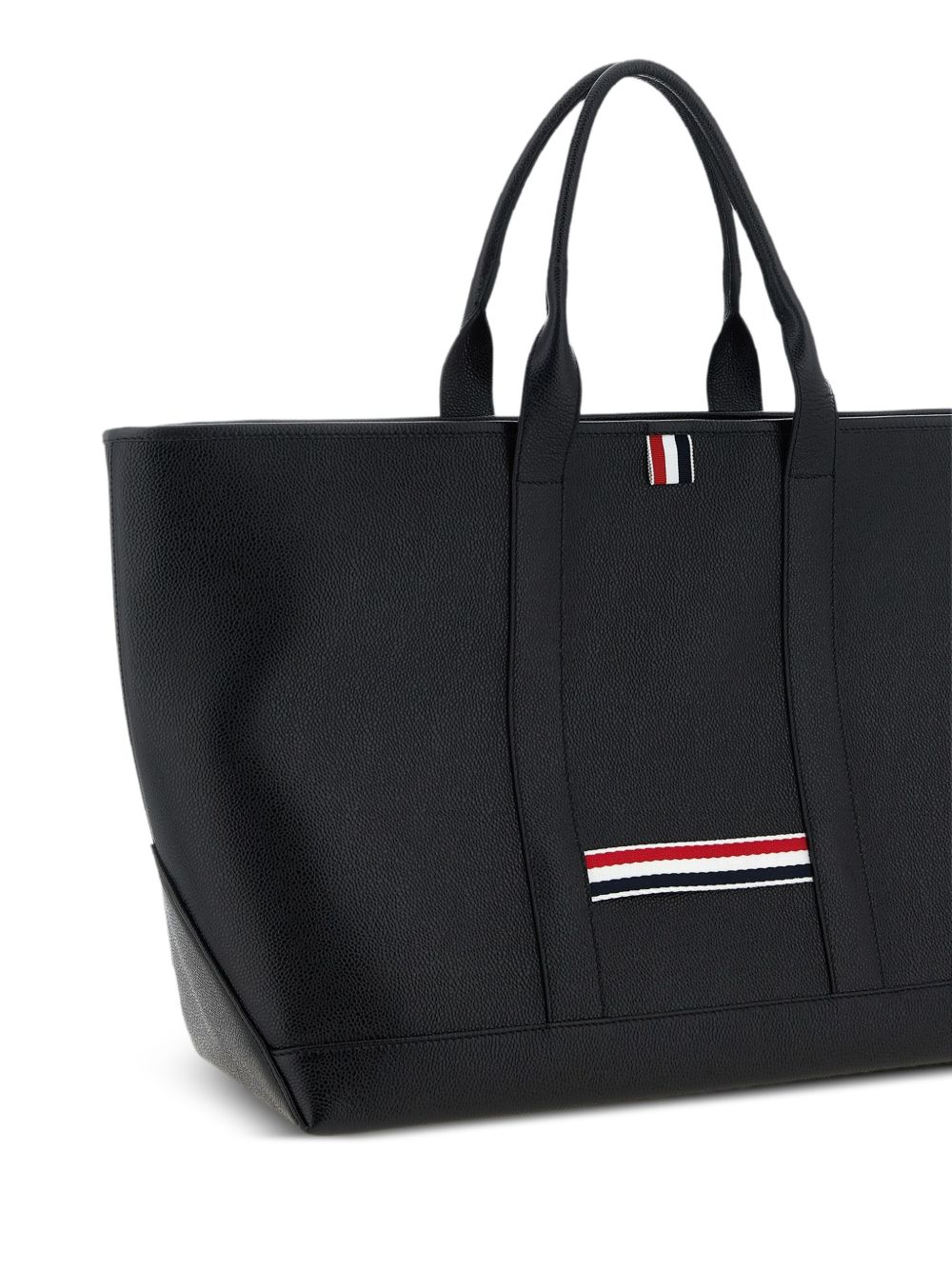 THOM BROWNE Thom Browne Men Leather Medium Tote Bag