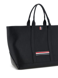 THOM BROWNE Thom Browne Men Leather Medium Tote Bag