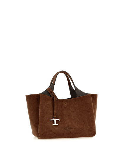 Tod's Tod's Women Apa 2 Handles Mini Suede Bag