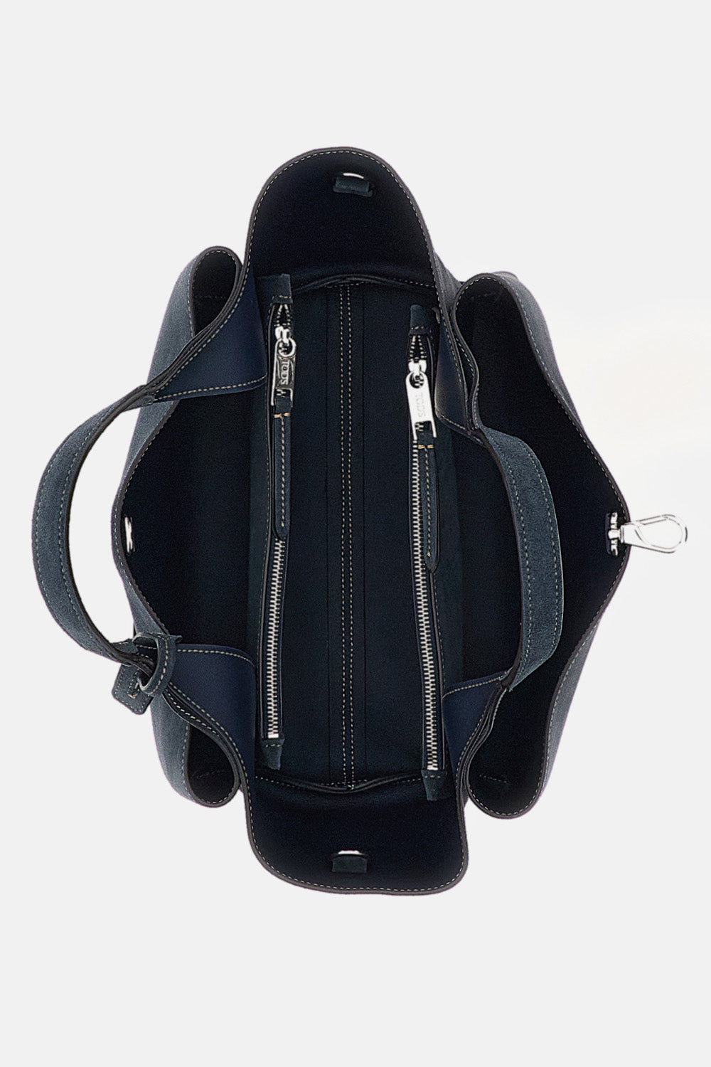 Tod's Women Apa 2 Handles Mini Suede Bag