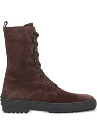 TOD'S Tod's Women Gommino Leather Laced Boots