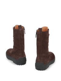 TOD'S Tod's Women Gommino Leather Laced Boots