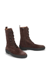 TOD'S Tod's Women Gommino Leather Laced Boots