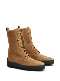 Tod's Women Gommino Leather Laced Boots