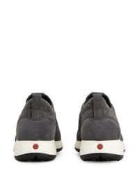 Tod's Men Leather And Knit Sneakers