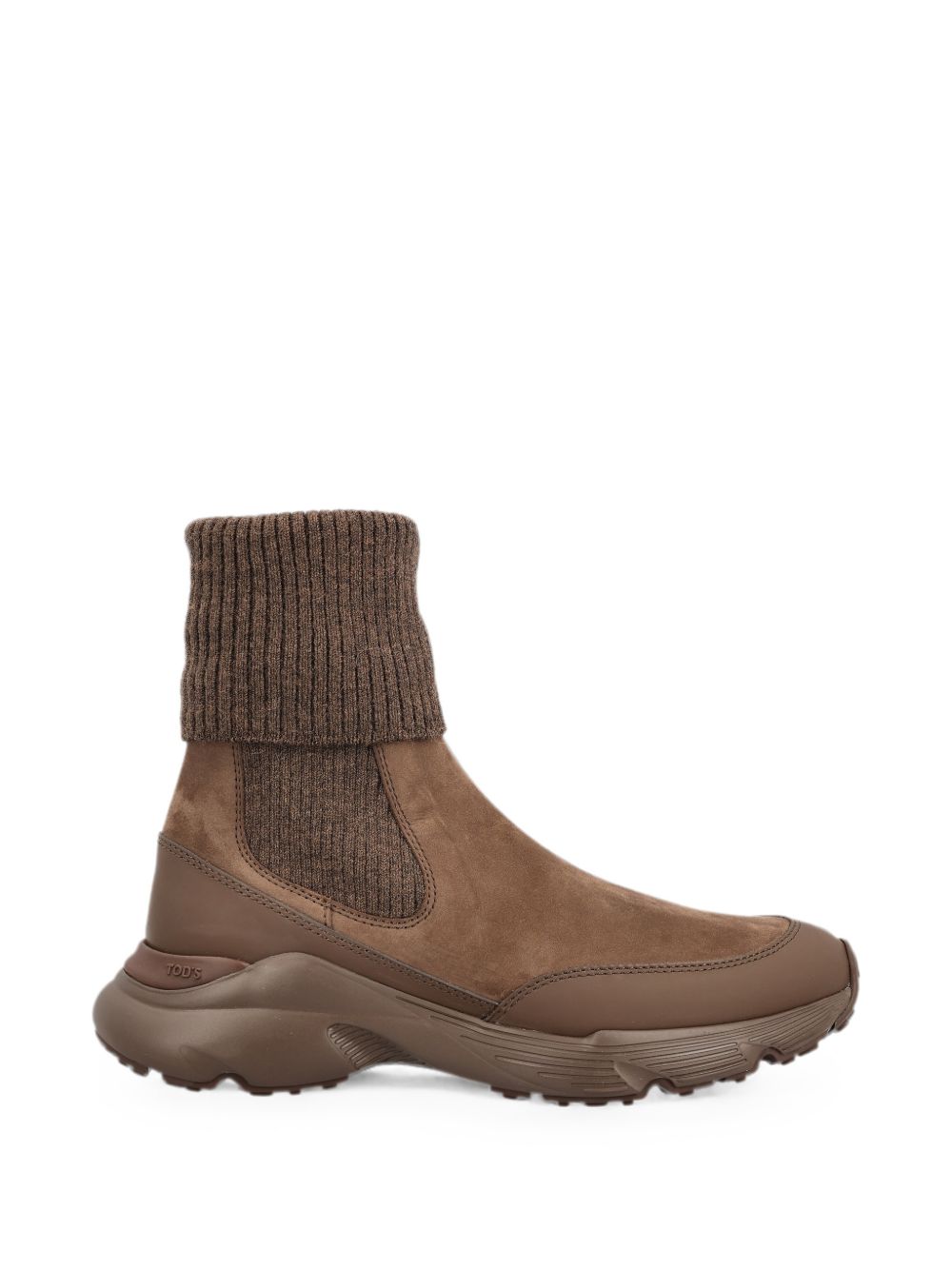 Tod's Women Leather Knitted Chelsea Boots
