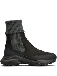 Tod's Women Leather Knitted Chelsea Boots