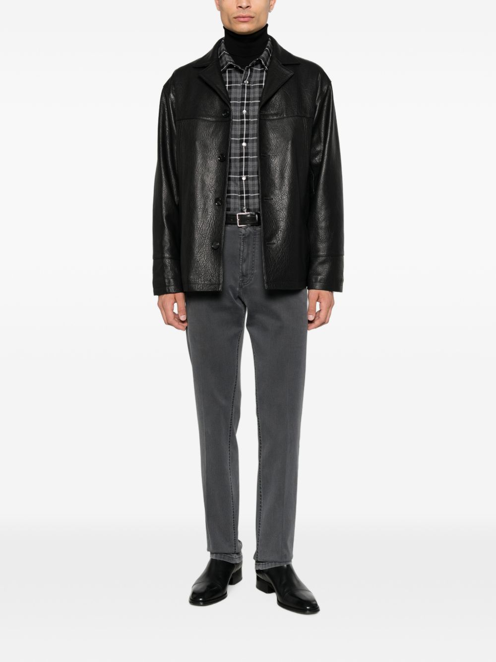 TOM FORD Tom Ford Men Checked Cotton Shirt