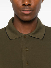 Tom Ford Men Piquet Cotton Polo Shirt