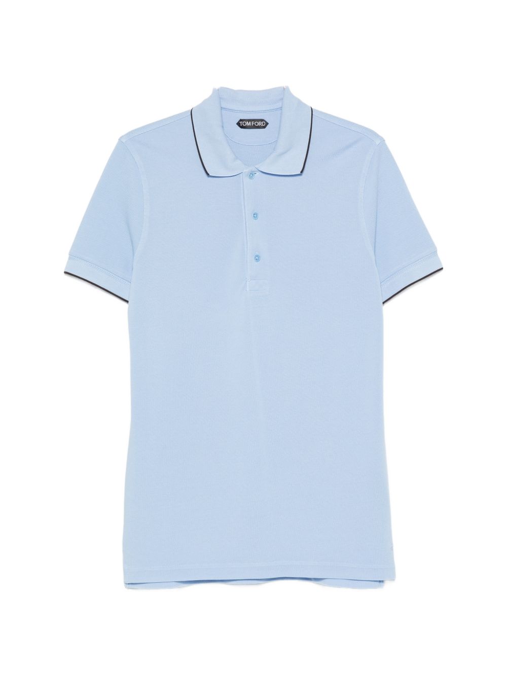 TOM FORD Tom Ford Men Piquet Cotton Polo Shirt