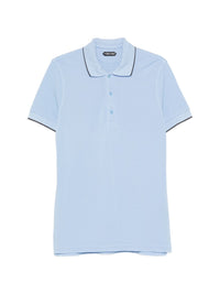TOM FORD Tom Ford Men Piquet Cotton Polo Shirt