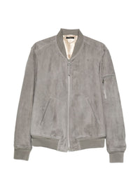 Tom Ford Men Suede Leather Bomber Jacket