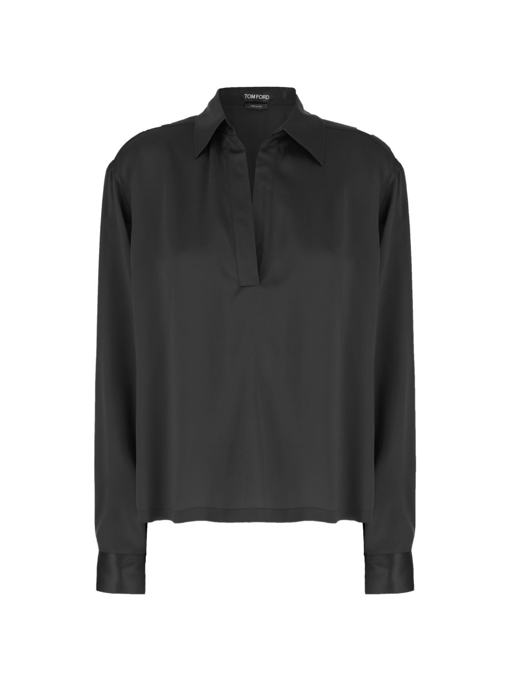 Tom Ford Women Silk Satin Polo Shirt