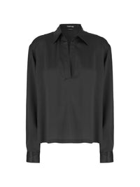 Tom Ford Women Silk Satin Polo Shirt