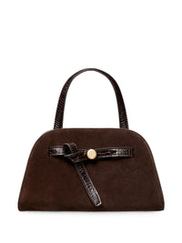 TORY BURCH Tory Burch Women Romy Small Suede Leather Boston Bag