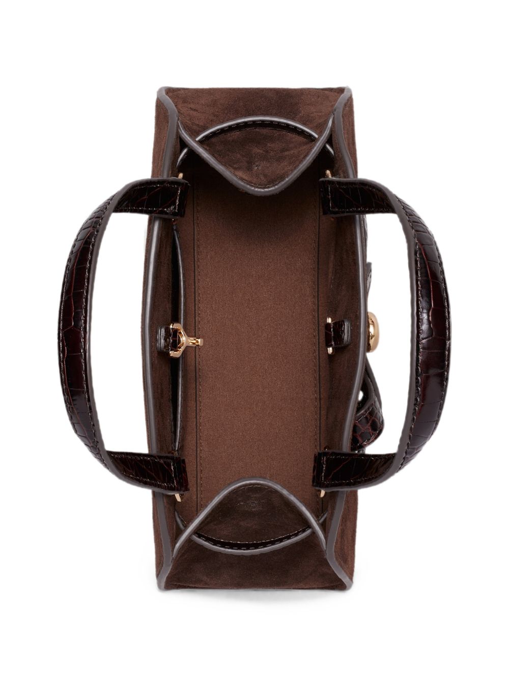TORY BURCH Tory Burch Women Romy Small Suede Leather Boston Bag