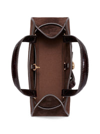 TORY BURCH Tory Burch Women Romy Small Suede Leather Boston Bag