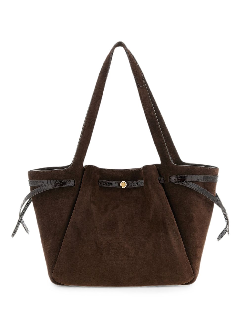 TORY BURCH Tory Burch Women Romy Suede Leather Ttoe Bag