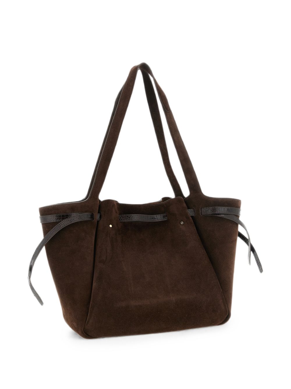 TORY BURCH Tory Burch Women Romy Suede Leather Ttoe Bag