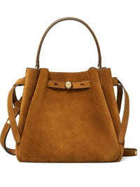 TORY BURCH Tory Burch Women Romy Suede Leather Bucket Bag
