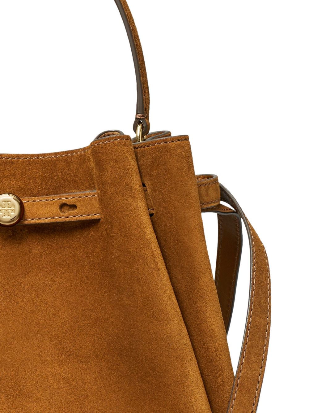 TORY BURCH Tory Burch Women Romy Suede Leather Bucket Bag