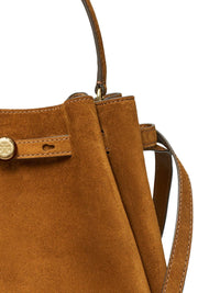 TORY BURCH Tory Burch Women Romy Suede Leather Bucket Bag