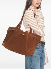 TORY BURCH Tory Burch Women Romy Suede Leather Tote